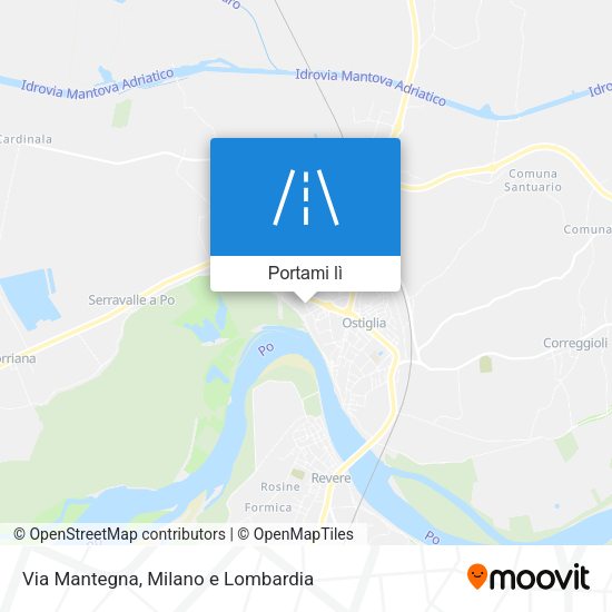 Mappa Via Mantegna
