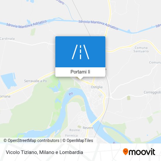 Mappa Vicolo Tiziano