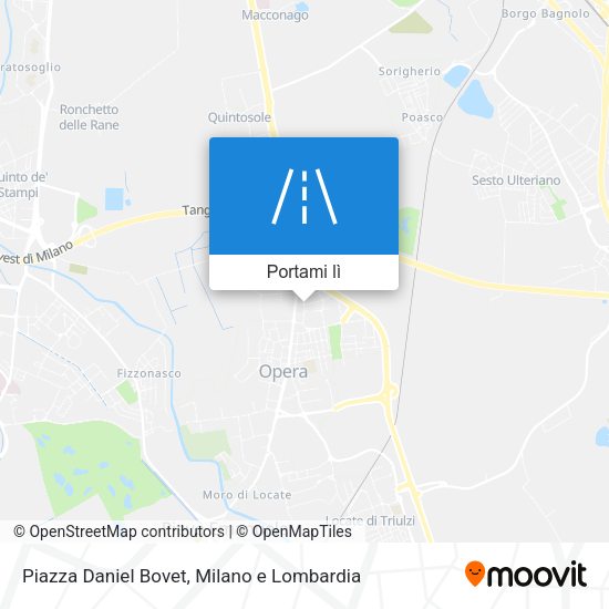 Mappa Piazza Daniel Bovet