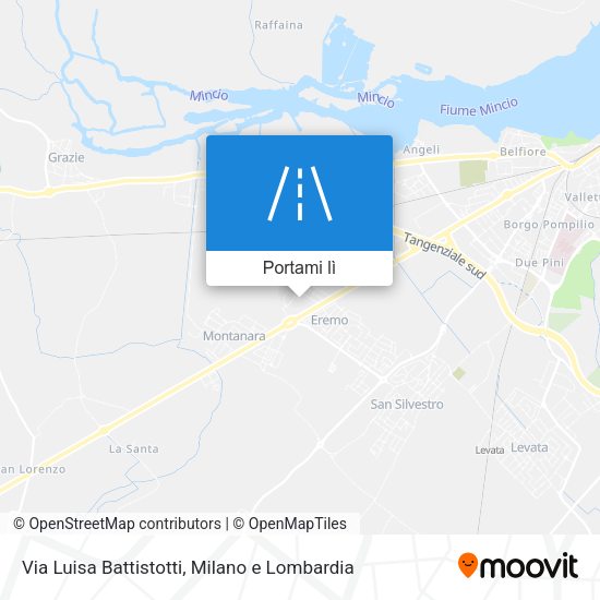 Mappa Via Luisa Battistotti