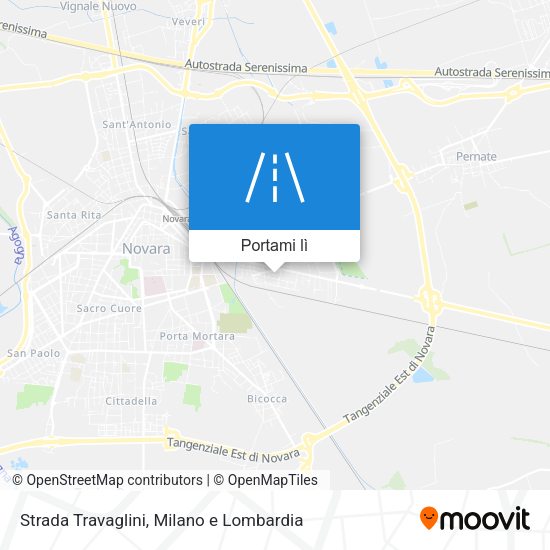 Mappa Strada Travaglini