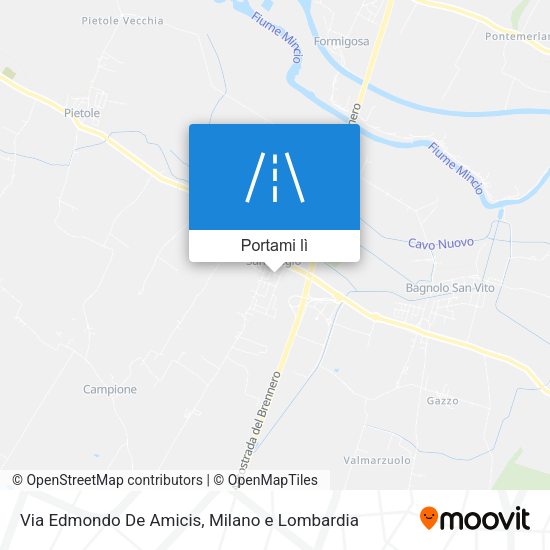 Mappa Via Edmondo De Amicis