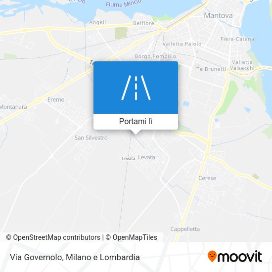 Mappa Via Governolo