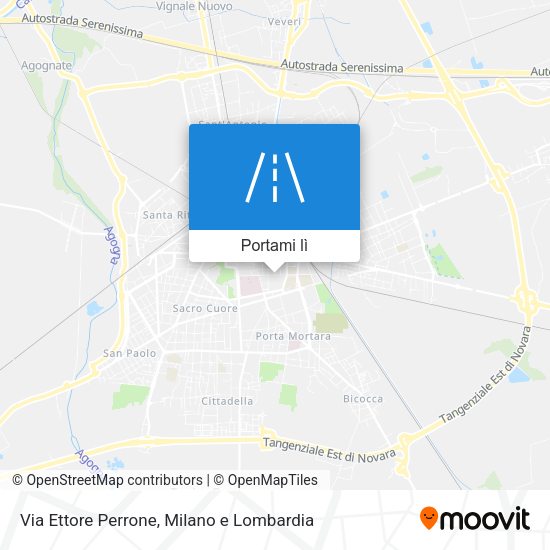 Mappa Via Ettore Perrone