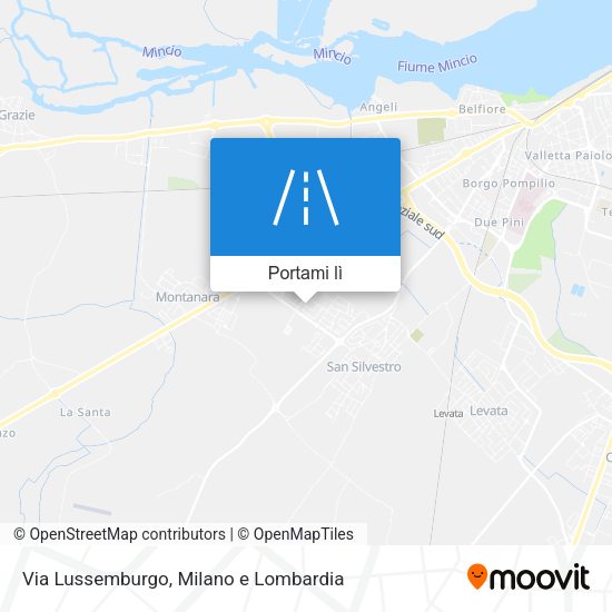 Mappa Via Lussemburgo