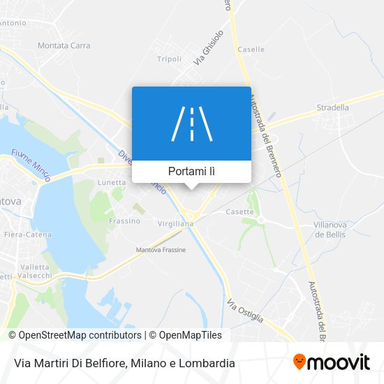 Mappa Via Martiri Di Belfiore