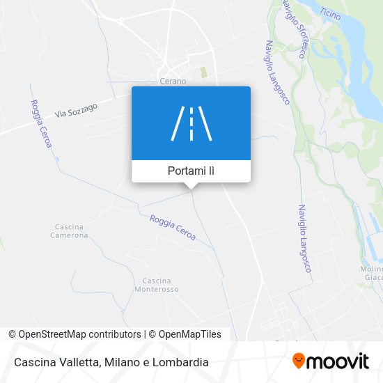 Mappa Cascina Valletta