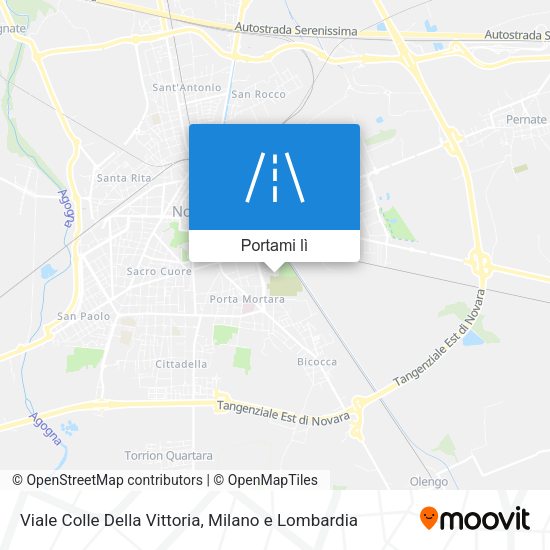 Mappa Viale Colle Della Vittoria