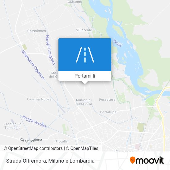 Mappa Strada Oltremora