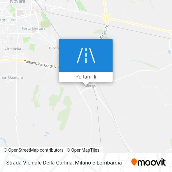 Mappa Strada Vicinale Della Carlina