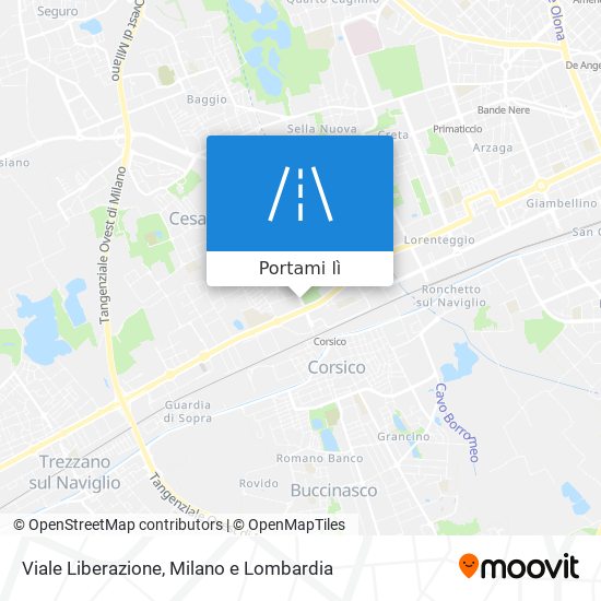 Mappa Viale Liberazione