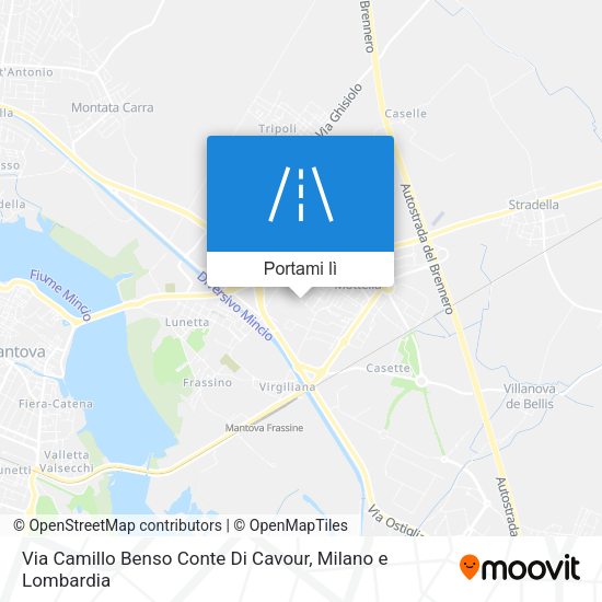 Mappa Via Camillo Benso Conte Di Cavour