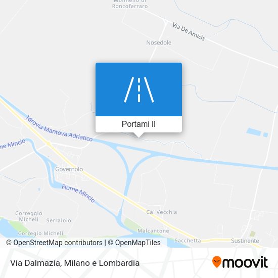 Mappa Via Dalmazia