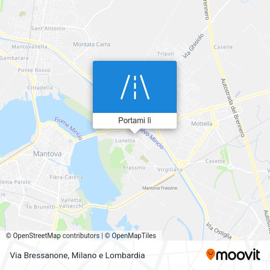 Mappa Via Bressanone