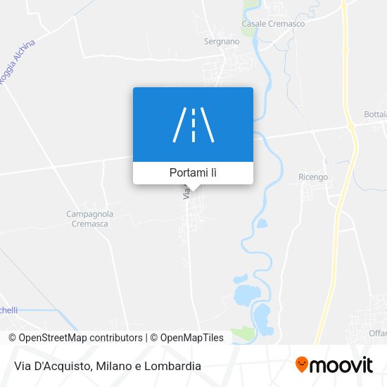 Mappa Via D'Acquisto