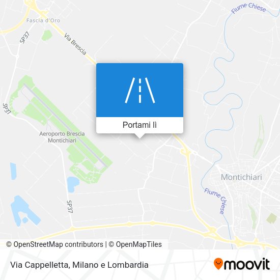 Mappa Via Cappelletta