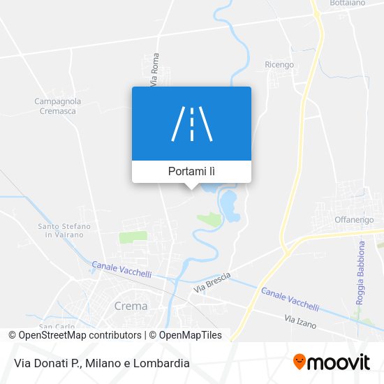 Mappa Via Donati P.