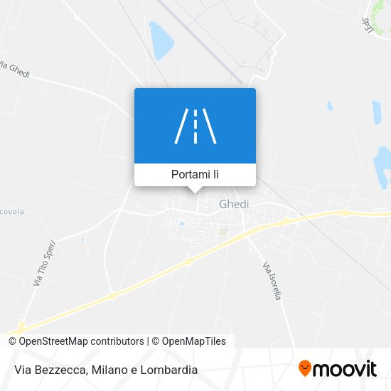 Mappa Via Bezzecca