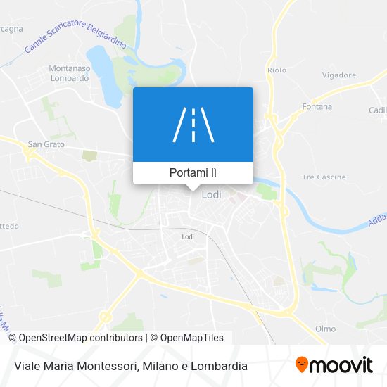 Mappa Viale Maria Montessori