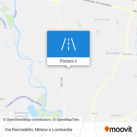 Mappa Via Roncadello