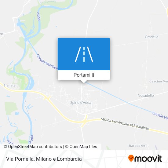 Mappa Via Pomella
