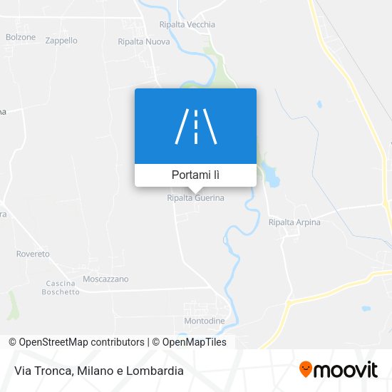Mappa Via Tronca