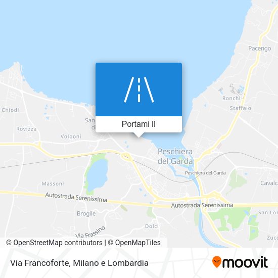 Mappa Via Francoforte