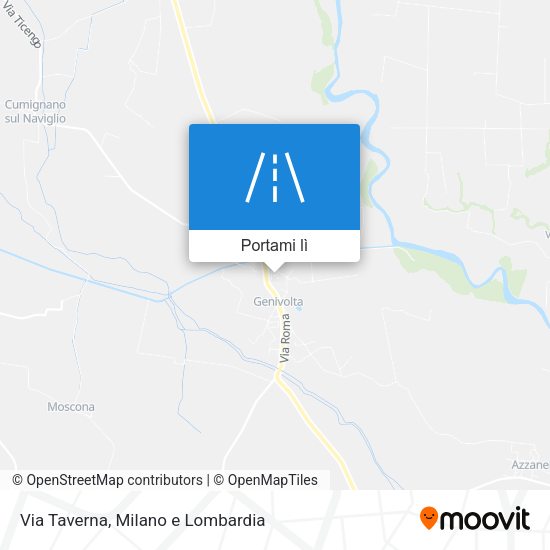 Mappa Via Taverna