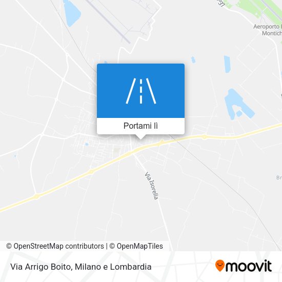 Mappa Via Arrigo Boito
