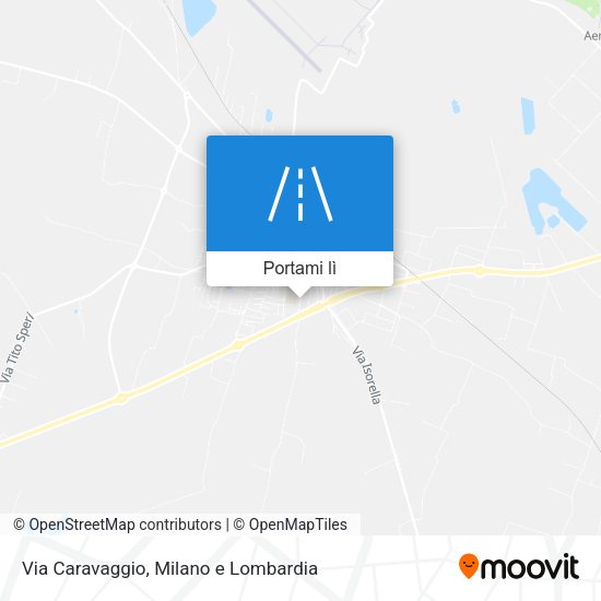 Mappa Via Caravaggio