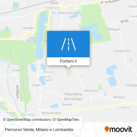 Mappa Percorso Verde