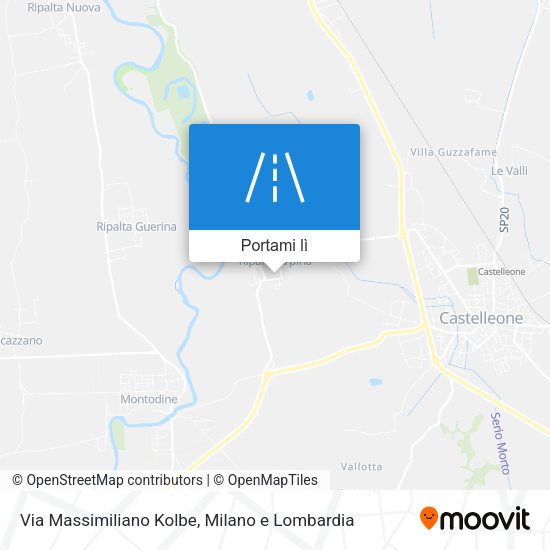 Mappa Via Massimiliano Kolbe