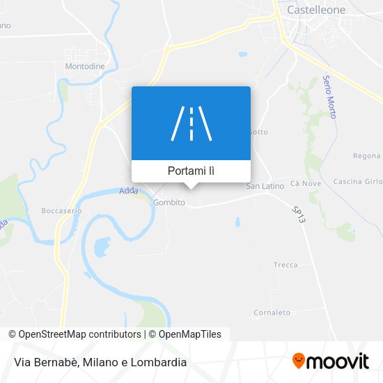 Mappa Via Bernabè