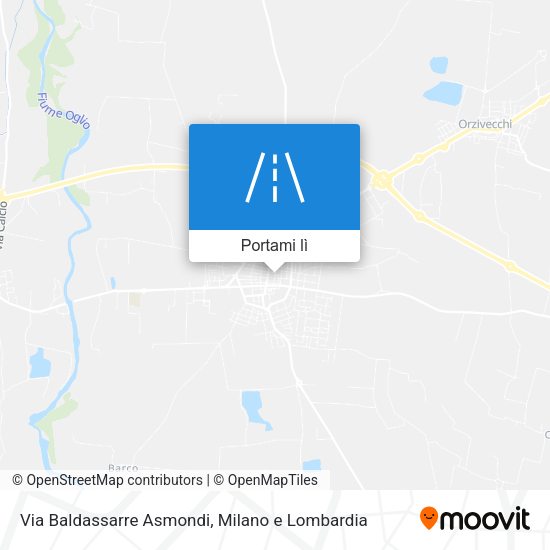 Mappa Via Baldassarre Asmondi