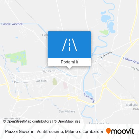 Mappa Piazza Giovanni Ventitreesimo