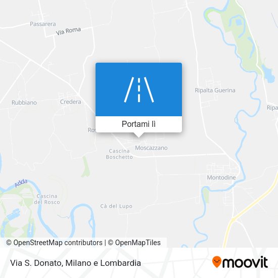 Mappa Via S. Donato
