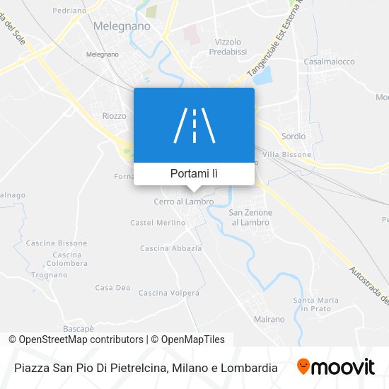 Mappa Piazza San Pio Di Pietrelcina