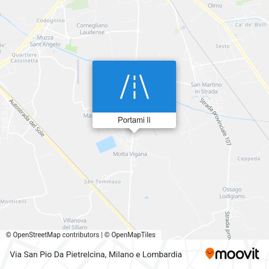 Mappa Via San Pio Da Pietrelcina