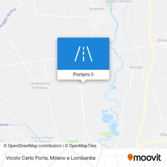 Mappa Vicolo Carlo Porta