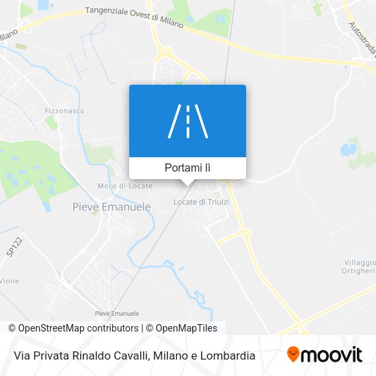 Mappa Via Privata Rinaldo Cavalli
