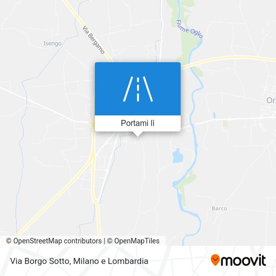 Mappa Via Borgo Sotto
