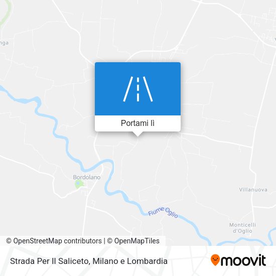 Mappa Strada Per Il Saliceto