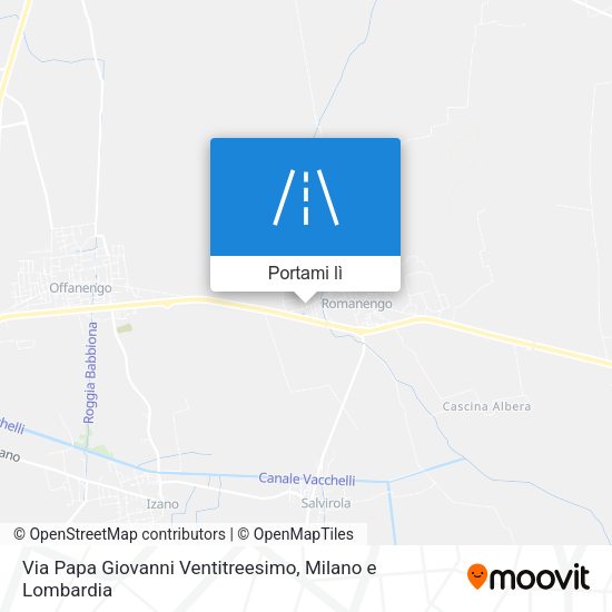 Mappa Via Papa Giovanni Ventitreesimo