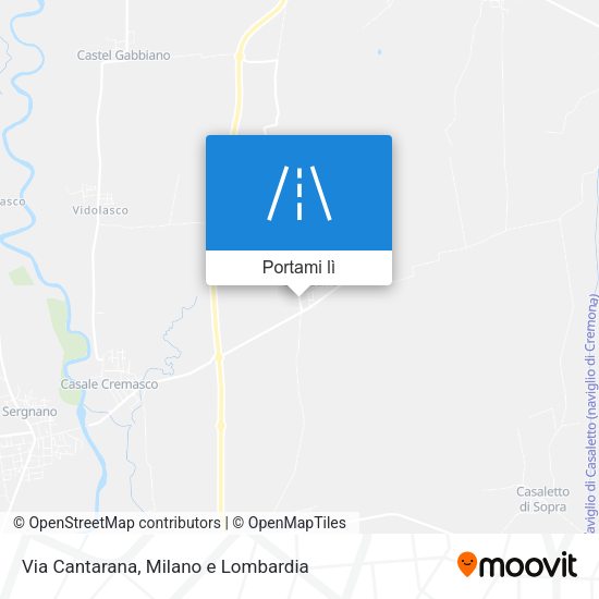 Mappa Via Cantarana