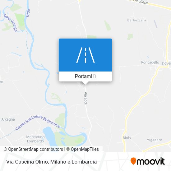 Mappa Via Cascina Olmo
