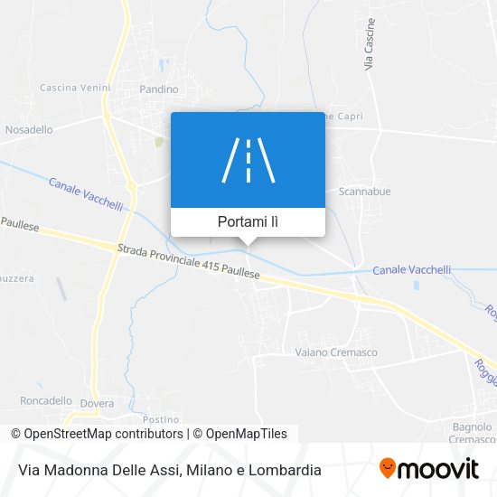 Mappa Via Madonna Delle Assi