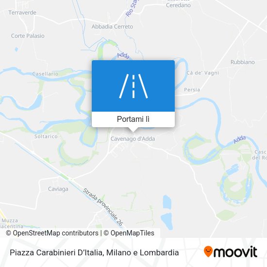 Mappa Piazza Carabinieri D’Italia