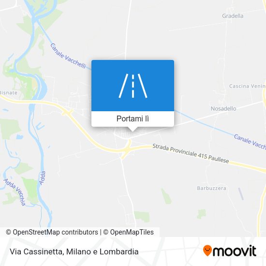 Mappa Via Cassinetta