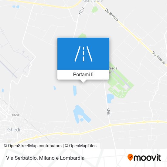Mappa Via Serbatoio