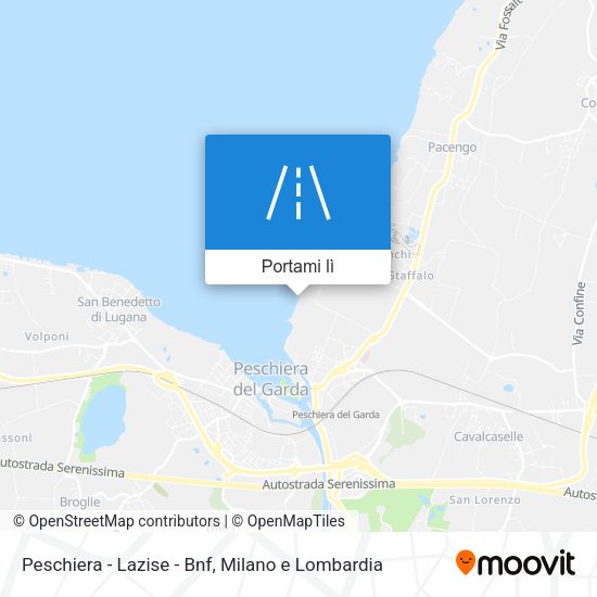 Mappa Peschiera - Lazise - Bnf